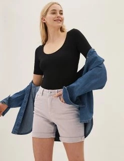 Coupon ๐ M&S Collection Denim Boyfriend Shorts ๐งจ 40 Coupon ๐ M&S Collection Denim Boyfriend Shorts ๐งจ -New In Womens Sales 2022 SD 01 T57 3553 SR X EC 1