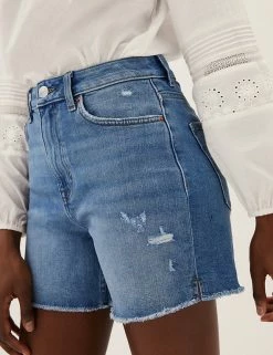 Coupon 🧨 M&S Collection Denim Mom High Waisted Shorts 🧨 23 Coupon 🧨 M&S Collection Denim Mom High Waisted Shorts 🧨 -New In Womens Sales 2022 SD 01 T57 3602 QQ X EC 2