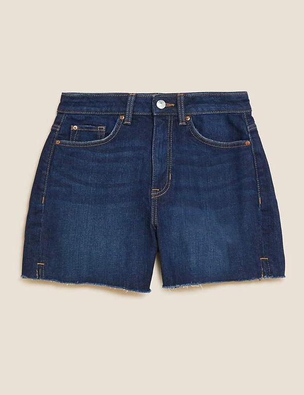 Coupon 🧨 M&S Collection Denim Mom High Waisted Shorts 🧨 7 Coupon 🧨 M&S Collection Denim Mom High Waisted Shorts 🧨 - Image 7