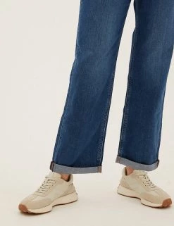 Top 10 😉 M&S Collection Boyfriend 👖 Jeans With Recycled Cotton 🎉 -New In Womens Sales 2022 SD 01 T57 6238 QP X EC 3