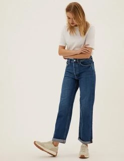 Top 10 😉 M&S Collection Boyfriend 👖 Jeans With Recycled Cotton 🎉 -New In Womens Sales 2022 SD 01 T57 6238 QP X EC 4