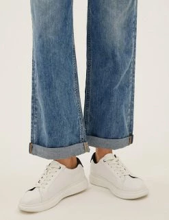 Top 10 😉 M&S Collection Boyfriend 👖 Jeans With Recycled Cotton 🎉 -New In Womens Sales 2022 SD 01 T57 6238 XA X EC 3