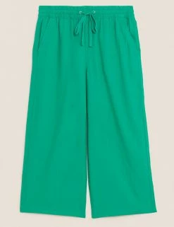 Deals ✨ M&S Collection Linen Rich Wide Leg Cropped Trousers 🥰 32 Deals ✨ M&S Collection Linen Rich Wide Leg Cropped Trousers 🥰 -New In Womens Sales 2022 SD 01 T57 7186 F5 X EC 90