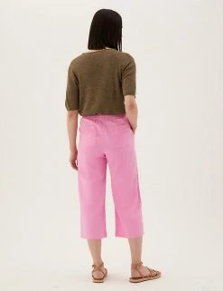 Deals ✨ M&S Collection Linen Rich Wide Leg Cropped Trousers 🥰 29 Deals ✨ M&S Collection Linen Rich Wide Leg Cropped Trousers 🥰 -New In Womens Sales 2022 SD 01 T57 7186 UJ X EC 3