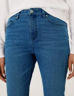 Best Sale 😀 M&S Collection Women Ivy Raw Hem Skinny 👖 Jeans ⭐ -New In Womens Sales 2022 SD 01 T57 7561B QQ X EC 1