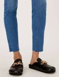 Best Sale 😀 M&S Collection Women Ivy Raw Hem Skinny 👖 Jeans ⭐ -New In Womens Sales 2022 SD 01 T57 7561B QQ X EC 3