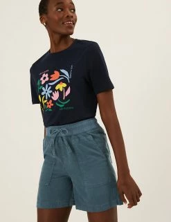 Discount 😍 M&S Collection Tencel™ Rich High Waisted Jogger Shorts 🌟 12 Discount 😍 M&S Collection Tencel™ Rich High Waisted Jogger Shorts 🌟 -New In Womens Sales 2022 SD 01 T57 7813 BE X EC 2