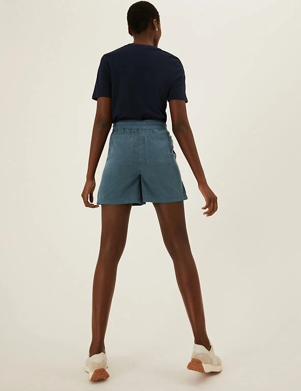 Discount 😍 M&S Collection Tencel™ Rich High Waisted Jogger Shorts 🌟 5 Discount 😍 M&S Collection Tencel™ Rich High Waisted Jogger Shorts 🌟 - Image 5