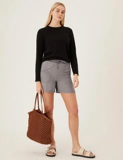 Discount 😍 M&S Collection Tencel™ Rich High Waisted Jogger Shorts 🌟 15 Discount 😍 M&S Collection Tencel™ Rich High Waisted Jogger Shorts 🌟 -New In Womens Sales 2022 SD 01 T57 7813 ML X EC 1