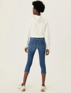 Best deal 😉 M&S Collection Supersoft High Waisted Skinny Cropped 👖 Jeans 🔥 -New In Womens Sales 2022 SD 01 T57 8680 QQ X EC 3