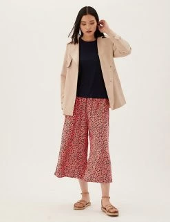 Cheapest ⌛ M&S Collection Printed Wide Leg Cropped Trousers 🤩 29 Cheapest ⌛ M&S Collection Printed Wide Leg Cropped Trousers 🤩 -New In Womens Sales 2022 SD 01 T57 8732 C8 X EC 4