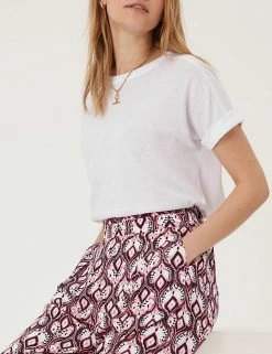 Cheapest ⌛ M&S Collection Printed Wide Leg Cropped Trousers 🤩 39 Cheapest ⌛ M&S Collection Printed Wide Leg Cropped Trousers 🤩 -New In Womens Sales 2022 SD 01 T57 8732 Y4 X EC 2