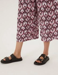 Cheapest ⌛ M&S Collection Printed Wide Leg Cropped Trousers 🤩 40 Cheapest ⌛ M&S Collection Printed Wide Leg Cropped Trousers 🤩 -New In Womens Sales 2022 SD 01 T57 8732 Y4 X EC 3