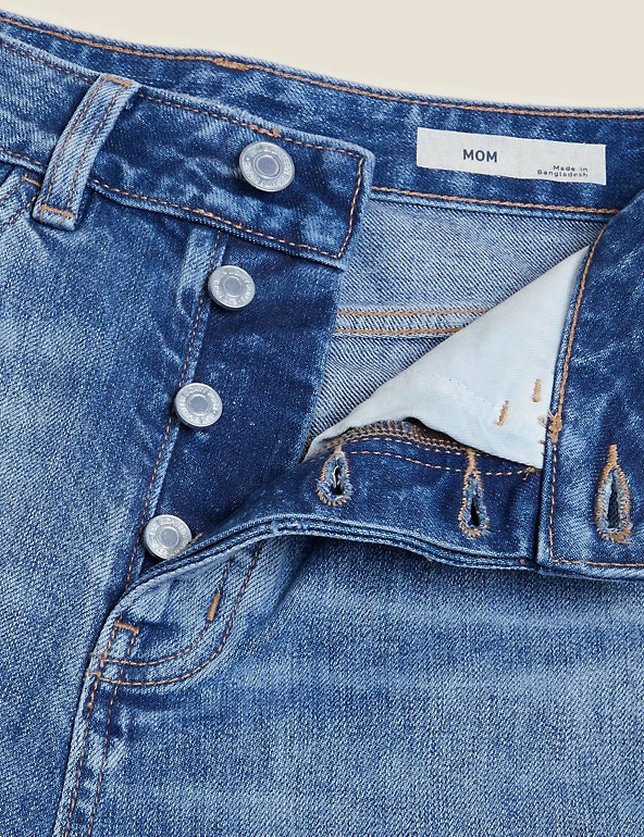 Hot Sale β¨ M&S Collection Mom High Waisted π Jeans With Recycled Cotton π 8 Hot Sale β¨ M&S Collection Mom High Waisted π Jeans With Recycled Cotton π - Image 8