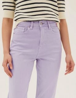 Discount 🛒 M&S Collection Mom High Waisted 👖 Jeans 😀 -New In Womens Sales 2022 SD 01 T57 9115C FY X EC 2
