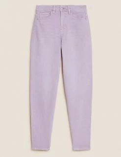 Discount 🛒 M&S Collection Mom High Waisted 👖 Jeans 😀 -New In Womens Sales 2022 SD 01 T57 9115C FY X EC 90