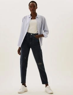 Discount 🎁 M&S Collection The Mom 👖 Jeans 🥰 -New In Womens Sales 2022 SD 01 T57 9115 EY X EC 0