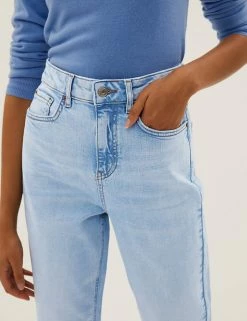 Discount 🎁 M&S Collection The Mom 👖 Jeans 🥰 -New In Womens Sales 2022 SD 01 T57 9115 HD X EC 2