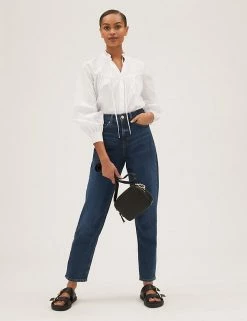 Discount 🎁 M&S Collection The Mom 👖 Jeans 🥰 -New In Womens Sales 2022 SD 01 T57 9115 WR X EC 1