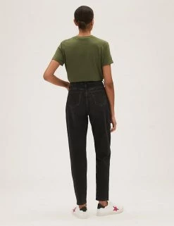Discount 🎁 M&S Collection The Mom 👖 Jeans 🥰 -New In Womens Sales 2022 SD 01 T57 9115 Y0 X EC 4