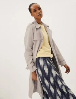 Wholesale ๐ M&S Collection ๐งฅ Coats & Jackets Double Breasted Trench ๐งฅ Coat With Recycled Polyester โ๏ธ