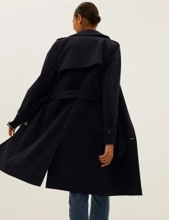 Wholesale 🎉 M&S Collection 🧥 Coats & Jackets Double Breasted Trench 🧥 Coat With Recycled Polyester ✔️ -New In Womens Sales 2022 SD 01 T59 1000C Y0 X EC 4