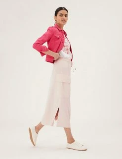 Brand new π M&S Collection π Skirts Satin Side Split Midaxi Utility π Skirt β€οΈ 13 Brand new π M&S Collection π Skirts Satin Side Split Midaxi Utility π Skirt β€οΈ -New In Womens Sales 2022 SD 01 T59 1010S EK X EC 4