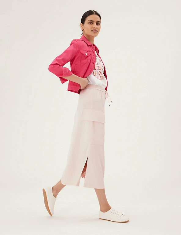 Brand new π M&S Collection π Skirts Satin Side Split Midaxi Utility π Skirt β€οΈ 7 Brand new π M&S Collection π Skirts Satin Side Split Midaxi Utility π Skirt β€οΈ - Image 7