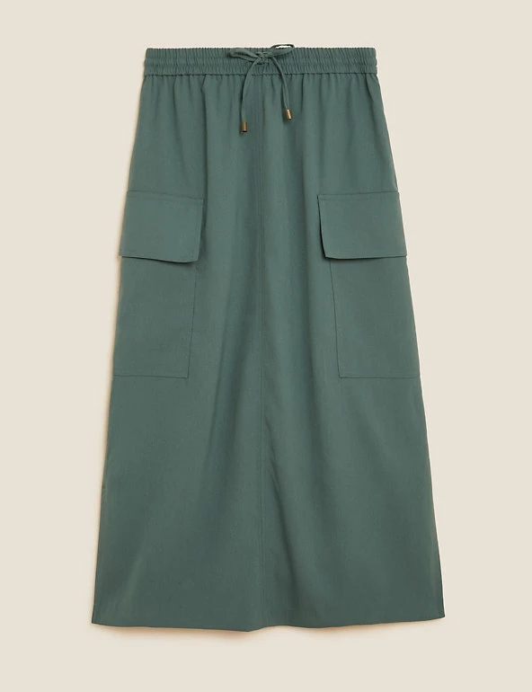 Brand new π M&S Collection π Skirts Satin Side Split Midaxi Utility π Skirt β€οΈ 1 Brand new π M&S Collection π Skirts Satin Side Split Midaxi Utility π Skirt β€οΈ