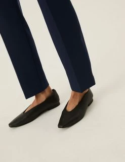 Hot Sale 💯 M&S Collection Belted Straight Leg Trousers 🔥 -New In Womens Sales 2022 SD 01 T59 1044T FS X EC 3