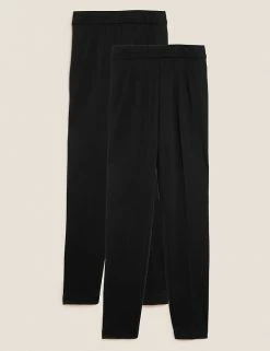 Top 10 ✔️ M&S Collection 2 Pack Jersey Slim Fit Trousers 🧨