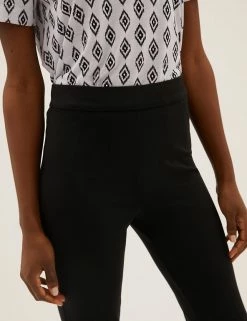 Top 10 ✔️ M&S Collection 2 Pack Jersey Slim Fit Trousers 🧨 -New In Womens Sales 2022 SD 01 T59 1059T Y0 X EC 3