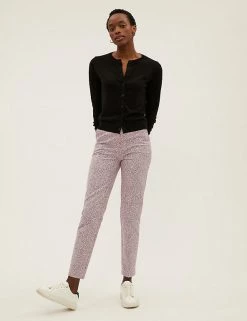 Best deal ⭐ M&S Collection Cotton Rich Polka Dot Slim Fit Trousers 🎁 8 Best deal ⭐ M&S Collection Cotton Rich Polka Dot Slim Fit Trousers 🎁 -New In Womens Sales 2022 SD 01 T59 1519T A4 X EC 1