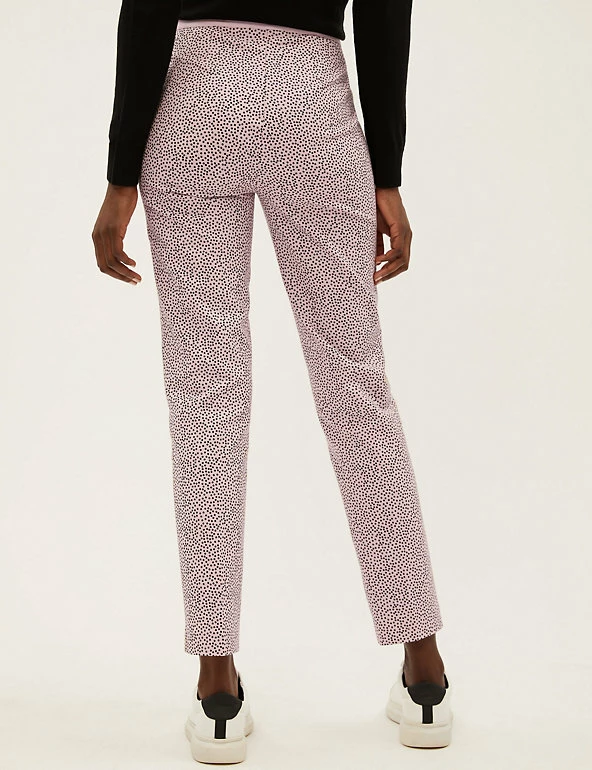 Best deal ⭐ M&S Collection Cotton Rich Polka Dot Slim Fit Trousers 🎁 5 Best deal ⭐ M&S Collection Cotton Rich Polka Dot Slim Fit Trousers 🎁 - Image 5
