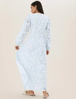 Buy 🎁 M&S Collection 👗 Dresses Pure Cotton Broderie Maxi Tea 👗 Dress 🤩 16 Buy 🎁 M&S Collection 👗 Dresses Pure Cotton Broderie Maxi Tea 👗 Dress 🤩 -New In Womens Sales 2022 SD 01 T69 1209X K4 X EC 4