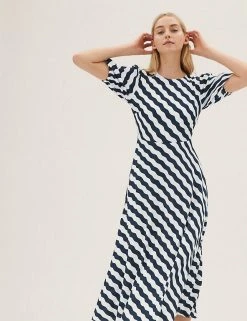 Flash Sale ❤️ M&S Collection 👗 Dresses Striped Puff Sleeve Midaxi Tea 👗 Dress 🛒 7 Flash Sale ❤️ M&S Collection 👗 Dresses Striped Puff Sleeve Midaxi Tea 👗 Dress 🛒 -New In Womens Sales 2022 SD 01 T69 1214 F4 X EC 1