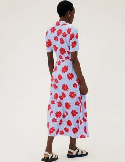 New 🥰 M&S Collection 👗 Dresses Floral Tie Front Midaxi 👕 Shirt 👗 Dress 👏 7 New 🥰 M&S Collection 👗 Dresses Floral Tie Front Midaxi 👕 Shirt 👗 Dress 👏 -New In Womens Sales 2022 SD 01 T69 1216 E4 X EC 3