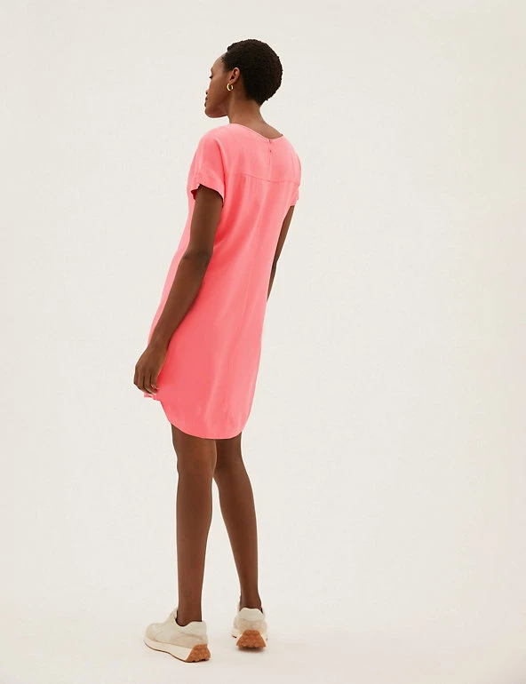 Cheap 🔥 M&S Collection 👗 Dresses Round Neck Knee Length Shift 👗 Dress 😉 9 Cheap 🔥 M&S Collection 👗 Dresses Round Neck Knee Length Shift 👗 Dress 😉 - Image 9