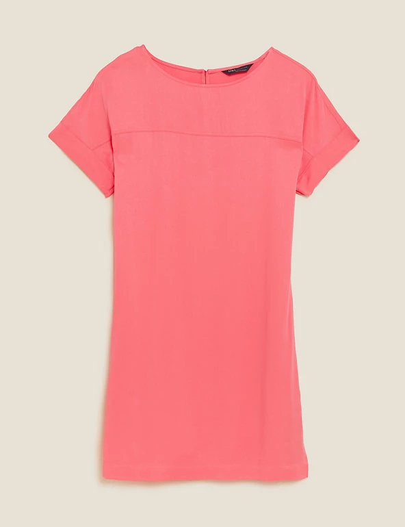 Cheap 🔥 M&S Collection 👗 Dresses Round Neck Knee Length Shift 👗 Dress 😉 8 Cheap 🔥 M&S Collection 👗 Dresses Round Neck Knee Length Shift 👗 Dress 😉 - Image 8