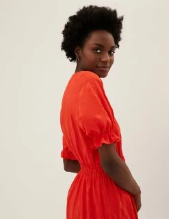 Promo π M&S Collection π Dresses V-Neck Shirred Midi Waisted π Dress β¨ 7 Promo π M&S Collection π Dresses V-Neck Shirred Midi Waisted π Dress β¨ -New In Womens Sales 2022 SD 01 T69 1232 B0 X EC 1