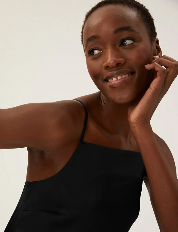 Brand new 🔔 M&S Collection 👗 Dresses Satin Square Neck Midi Slip 👗 Dress 🌟 7 Brand new 🔔 M&S Collection 👗 Dresses Satin Square Neck Midi Slip 👗 Dress 🌟 - Image 7