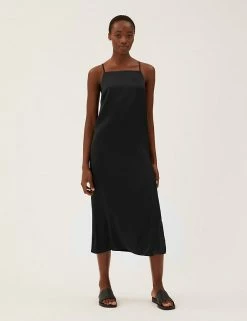 Brand new 🔔 M&S Collection 👗 Dresses Satin Square Neck Midi Slip 👗 Dress 🌟 19 Brand new 🔔 M&S Collection 👗 Dresses Satin Square Neck Midi Slip 👗 Dress 🌟 -New In Womens Sales 2022 SD 01 T69 1285 Y0 X EC 1
