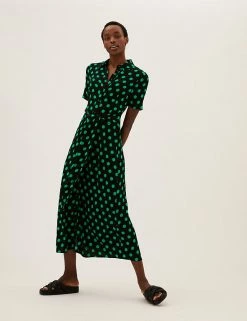 Promo 🤩 M&S Collection 👗 Dresses Polka Dot Tie Front Midaxi 👕 Shirt 👗 Dress 👍 7 Promo 🤩 M&S Collection 👗 Dresses Polka Dot Tie Front Midaxi 👕 Shirt 👗 Dress 👍 -New In Womens Sales 2022 SD 01 T69 1288 Y4 X EC 1