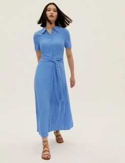 New ⭐ M&S Collection 👗 Dresses Tie Front Midaxi 👚 Shirt 👗 Dress ✨ 6 New ⭐ M&S Collection 👗 Dresses Tie Front Midaxi 👚 Shirt 👗 Dress ✨ -New In Womens Sales 2022 SD 01 T69 1289 E0 X EC 1