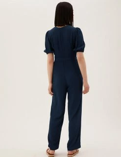 Outlet π M&S Collection π Dresses Belted Short Sleeve Jumpsuit β€οΈ 10 Outlet π M&S Collection π Dresses Belted Short Sleeve Jumpsuit β€οΈ -New In Womens Sales 2022 SD 01 T69 1311 F0 X EC 3