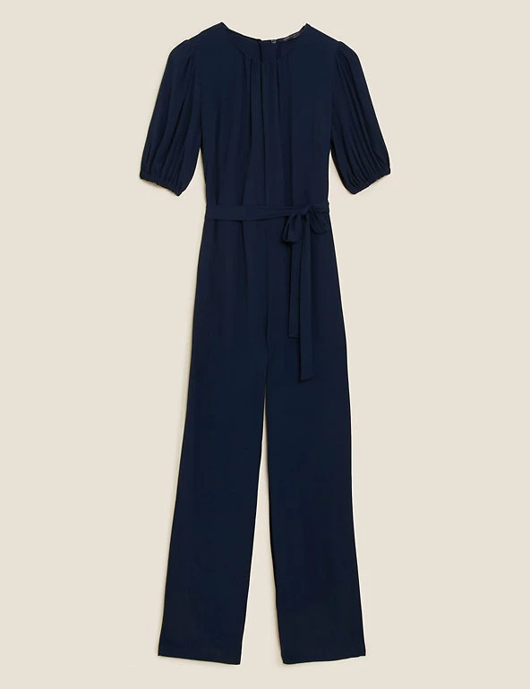 Outlet π M&S Collection π Dresses Belted Short Sleeve Jumpsuit β€οΈ 2 Outlet π M&S Collection π Dresses Belted Short Sleeve Jumpsuit β€οΈ - Image 2
