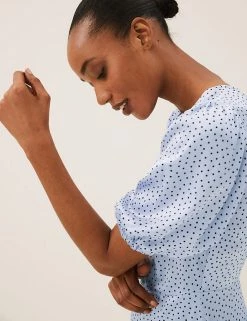 Cheap ⌛ M&S Collection 👗 Dresses Satin Polka Dot Midaxi Tea 👗 Dress 🎉 8 Cheap ⌛ M&S Collection 👗 Dresses Satin Polka Dot Midaxi Tea 👗 Dress 🎉 -New In Womens Sales 2022 SD 01 T69 1394 E4 X EC 2