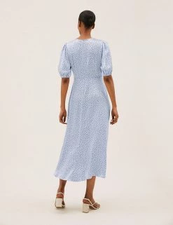 Cheap ⌛ M&S Collection 👗 Dresses Satin Polka Dot Midaxi Tea 👗 Dress 🎉 9 Cheap ⌛ M&S Collection 👗 Dresses Satin Polka Dot Midaxi Tea 👗 Dress 🎉 -New In Womens Sales 2022 SD 01 T69 1394 E4 X EC 3