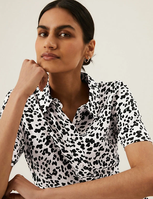 Budget π M&S Collection π Dresses Animal Print Tie Front Mini π Shirt π Dress π 1 Budget π M&S Collection π Dresses Animal Print Tie Front Mini π Shirt π Dress π