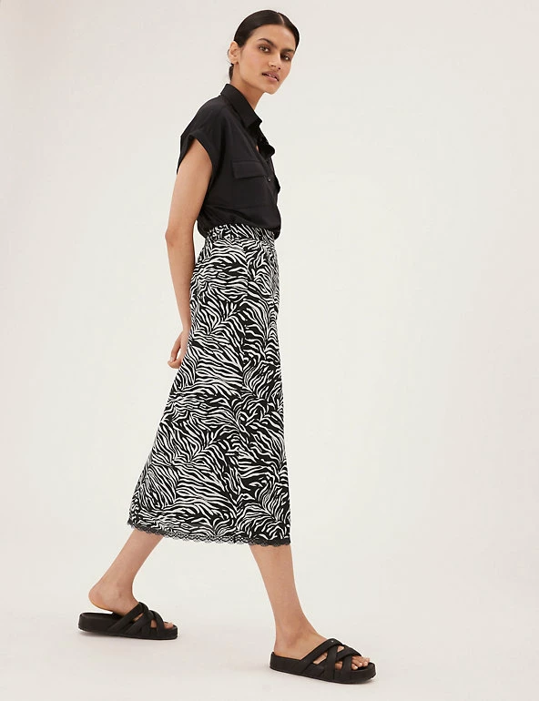 Best Pirce π M&S Collection π Skirts Animal Print Lace Trim Midi A-Line π Skirt π₯ 1 Best Pirce π M&S Collection π Skirts Animal Print Lace Trim Midi A-Line π Skirt π₯